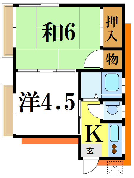 コーポ高英 間取り