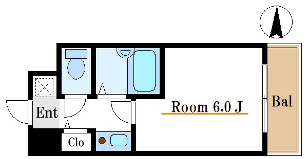 ハイツかわさか 間取り図