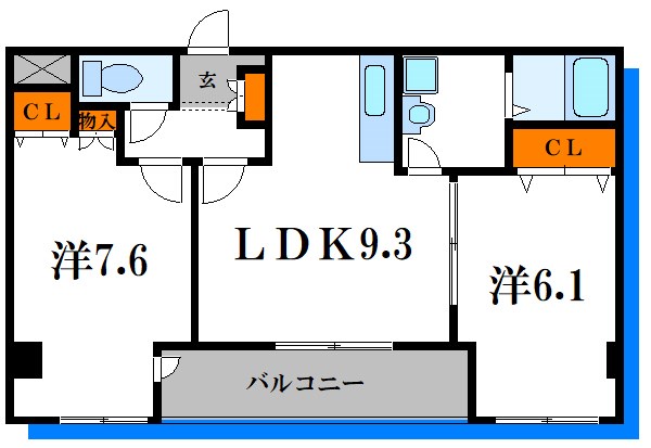 シトラスガーデン東葛西 間取り