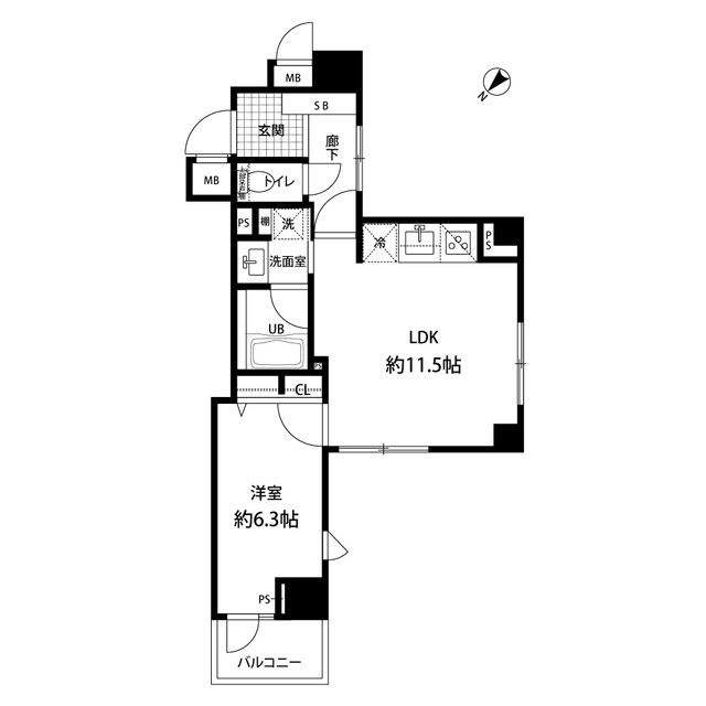 ルクレ日本橋馬喰町  間取り