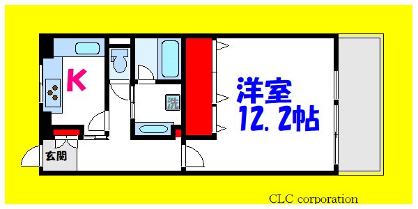 東葛西ビル 503号室 間取り