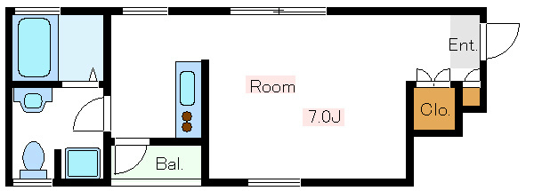 青木ハイツ 間取り図