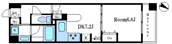 パークキューブ日本橋水天宮 間取り