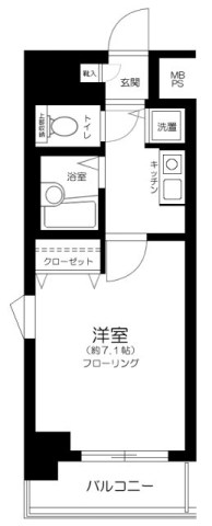メインステージ茅場町 間取り