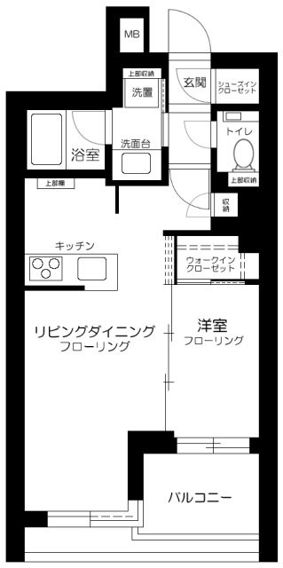 クレヴィア日本橋浜町公園 402号室 間取り