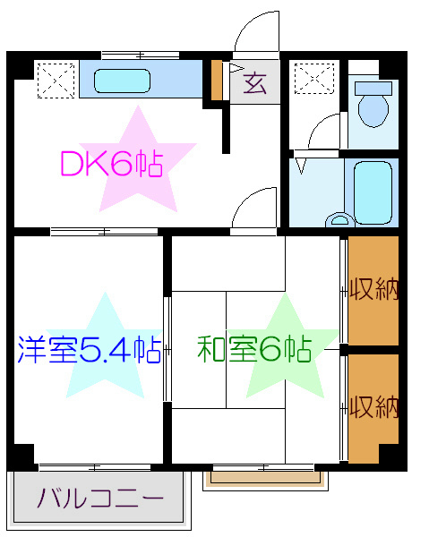 エステートピア古森 間取り図