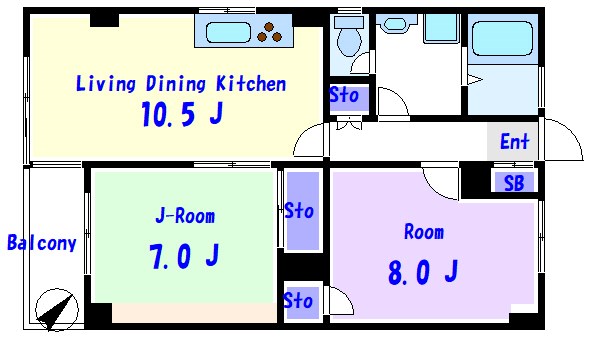 ヴィラ赤津  間取り