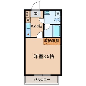 グランパパス  間取り