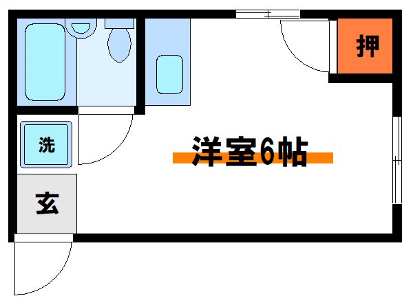 コーポフジノ  間取り