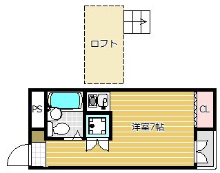 白稜ハイム 間取り図