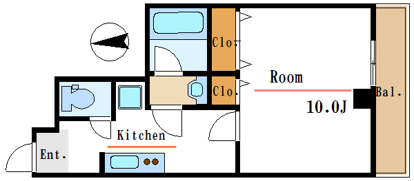 エクレールマンションⅡ 間取り図