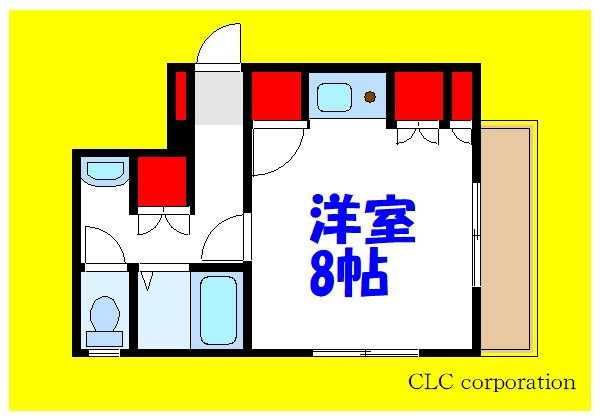 フォレストコートカサイ 203号室 間取り