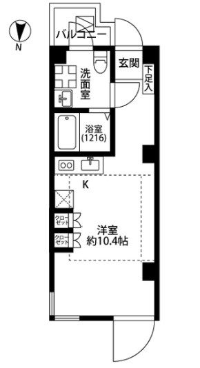 プレール・ドゥーク門前仲町 間取り