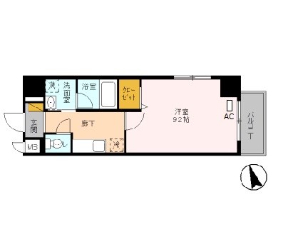 ソシア西葛西 間取り図