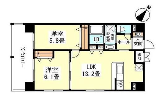 エーエス日暮里   間取り
