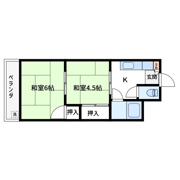 ベルコフレパート１  間取り図