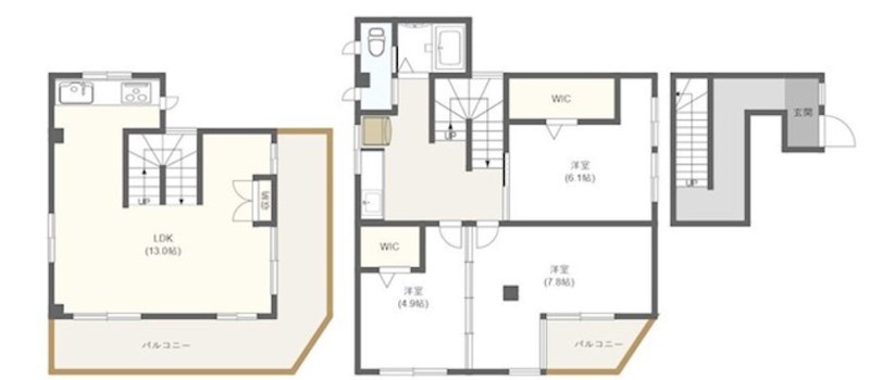  ネストメイツ 間取り図