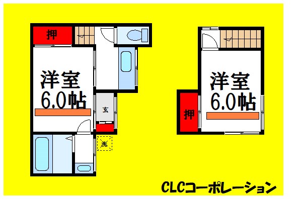 第二高橋貸家 間取り図