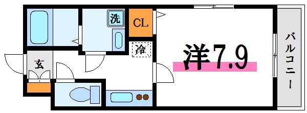 ミリアビタNo.21 間取り