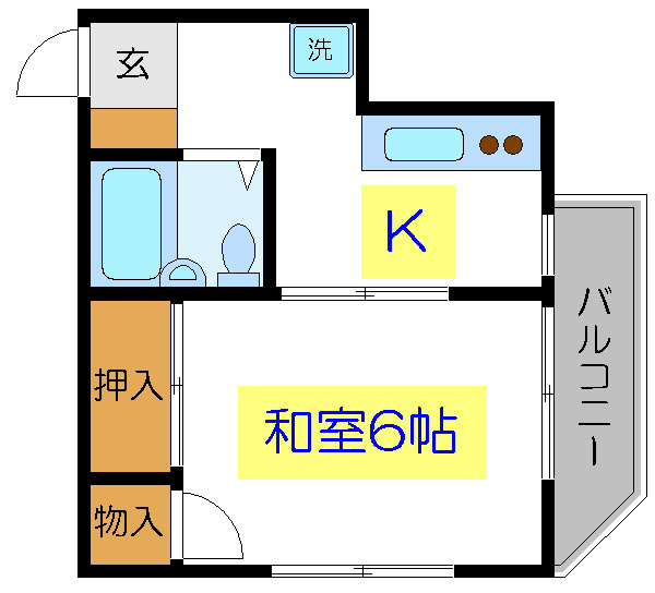 メゾン町田 間取り図