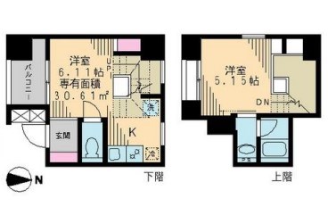 ベルメイユ　ドゥ  間取り図