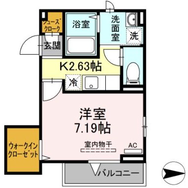 エクセリア北砂  間取り図