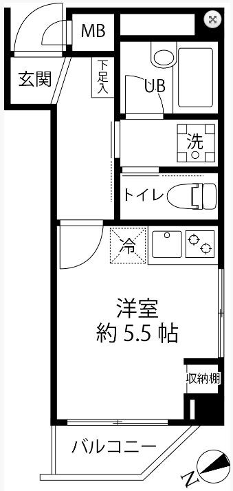 アーデンコート南砂 間取り図