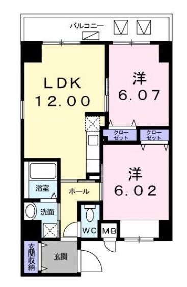 リバティーズＳＡＧＡ.Ⅱ  間取り