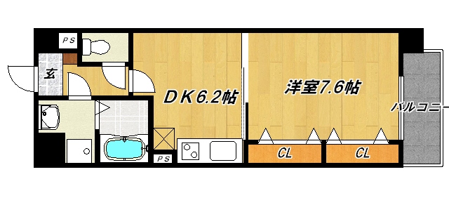 メゾン・ラ・マージュ 101号室 間取り