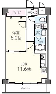 Ｌｅ・ＦＯＲＴＥ（レ・フォルテ） 302号室 間取り