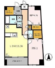 Ｆ・Ｄ　ＶＩＬＬＥ 間取り図