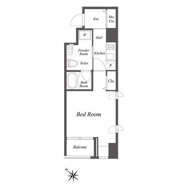 ニューシティアパートメンツ新川Ⅱ 間取り