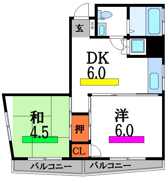 クレスベール 間取り