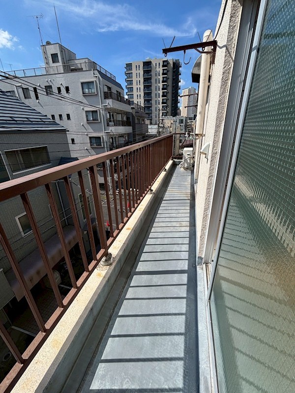 柳原マンション ベランダ