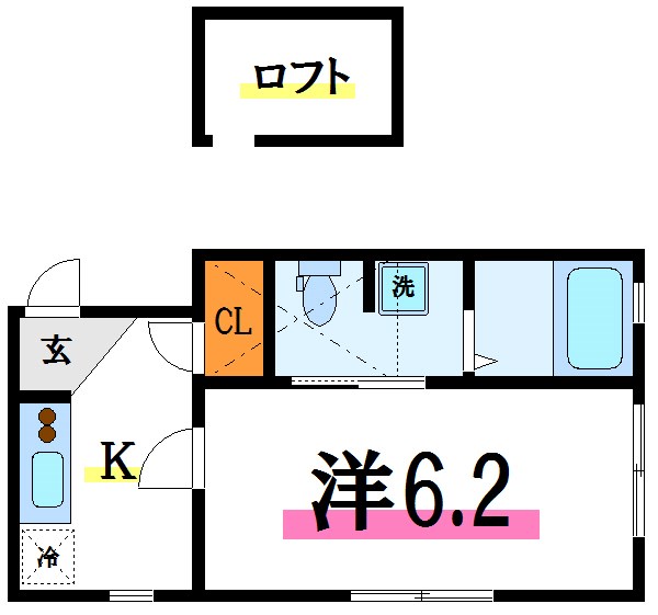 Cotton Well（コットンウィル） 間取り