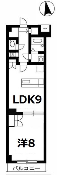 いずみマンションⅡ  間取り