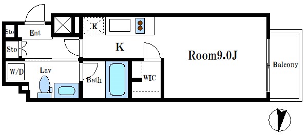 パークハビオ日本橋蛎殻町 間取り