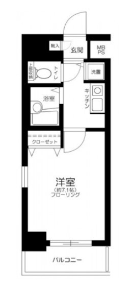 メインステージ茅場町  間取り