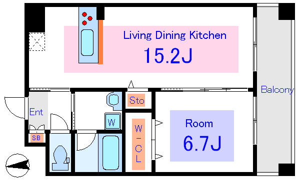 シュトランドコルブ 間取り図