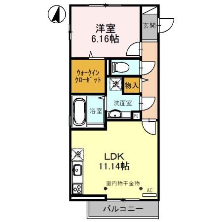 ル・ブラン立花     間取り図