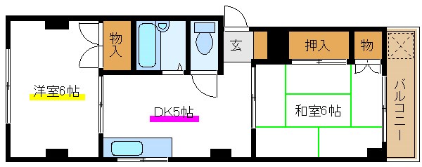 第一ノザワハイツ 間取り