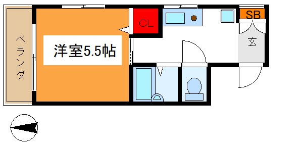 カイドウハイム 間取り図