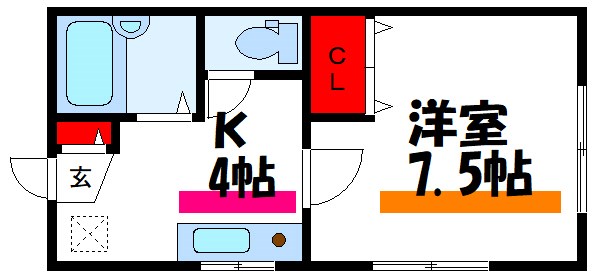河合ハイツ  間取り