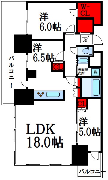 プラウドタワー小岩ファースト  間取り