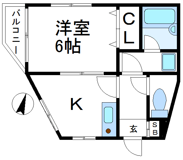 第二アダチコーポ 間取り