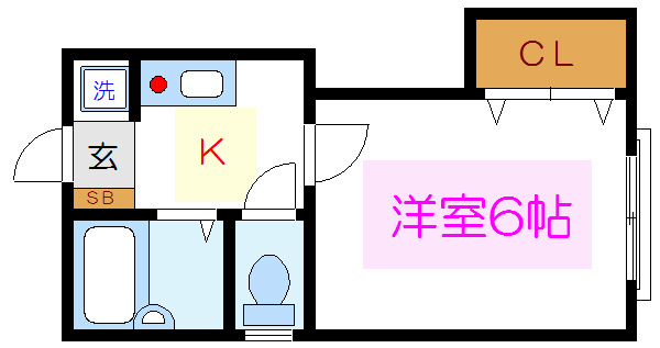 ハピネスハイツ 間取り図