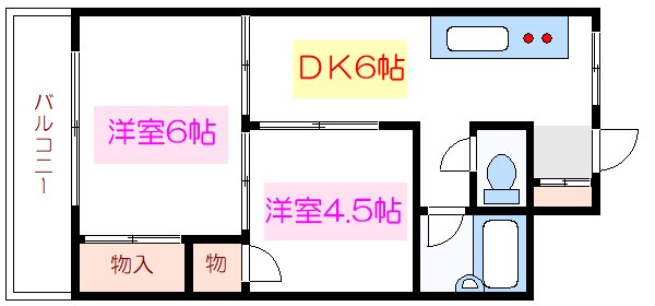 マンションオリエンタル 間取り図