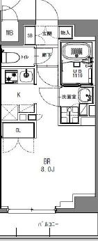 S-RESIDENCE日本橋馬喰町 間取り