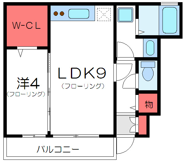 シャルマンフルールⅠ 間取り図