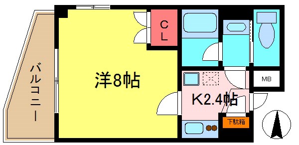 エコーウィル東陽 間取り図